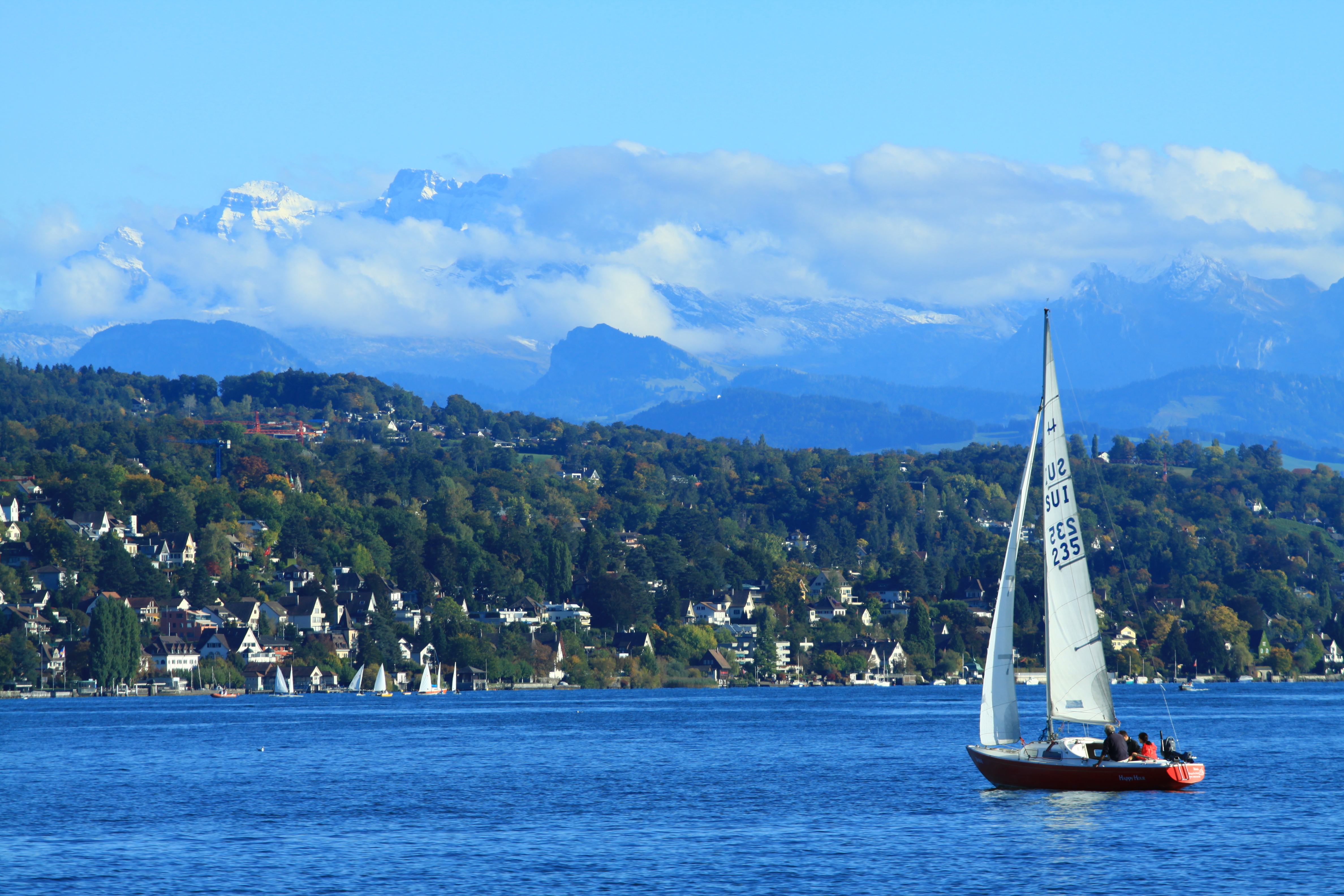 Sailboat on Zurichsee